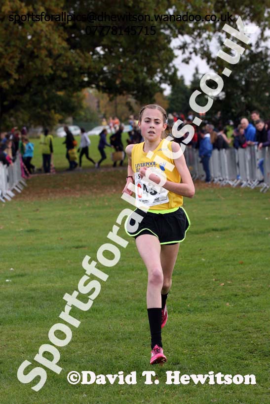 Girls under-15s Northern Cross Country Relays, Graves Park, Sheffield. Photo: David T. Hewitson/Sports for All Pics